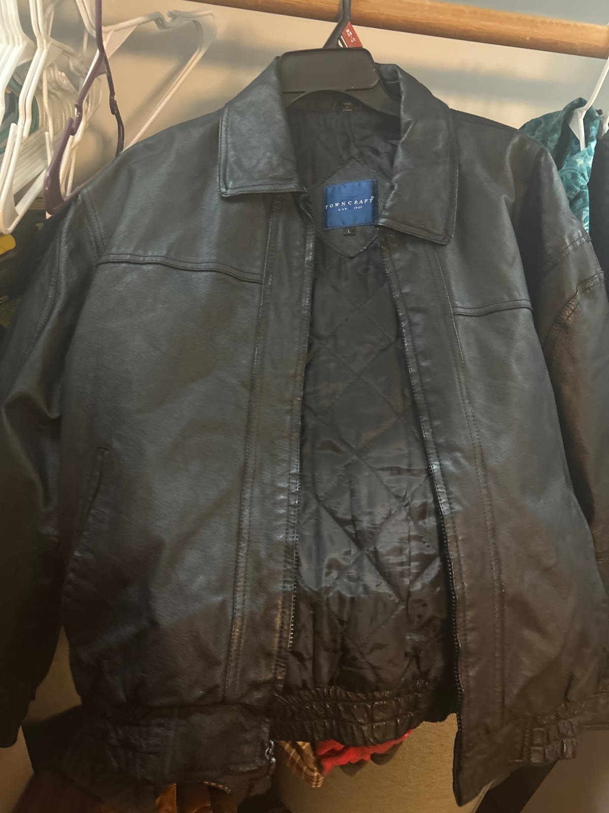 Men's leather jacket