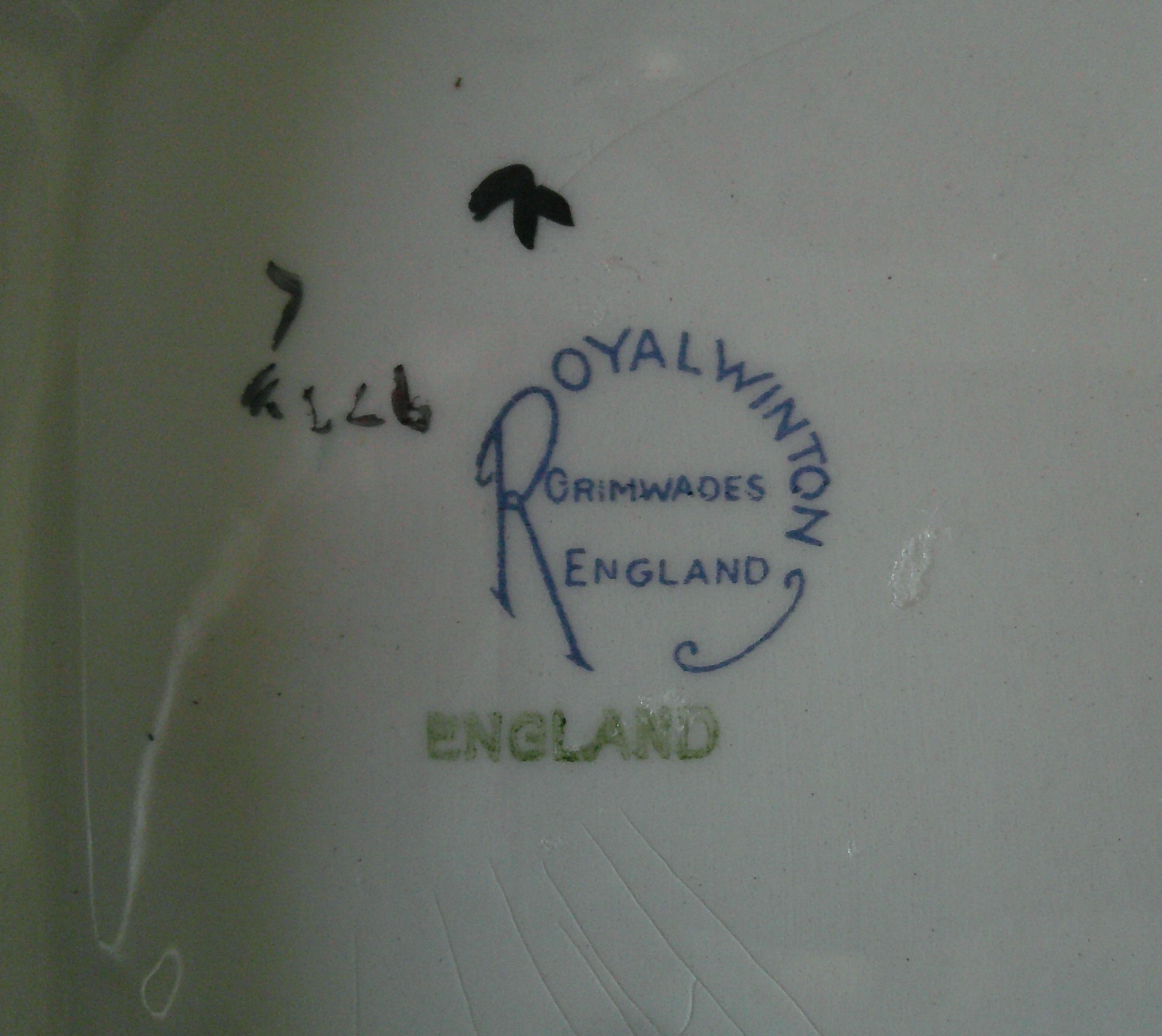Royal Winton Grimwades England ceramic piece (likely a plate, bowl, or serving dish)