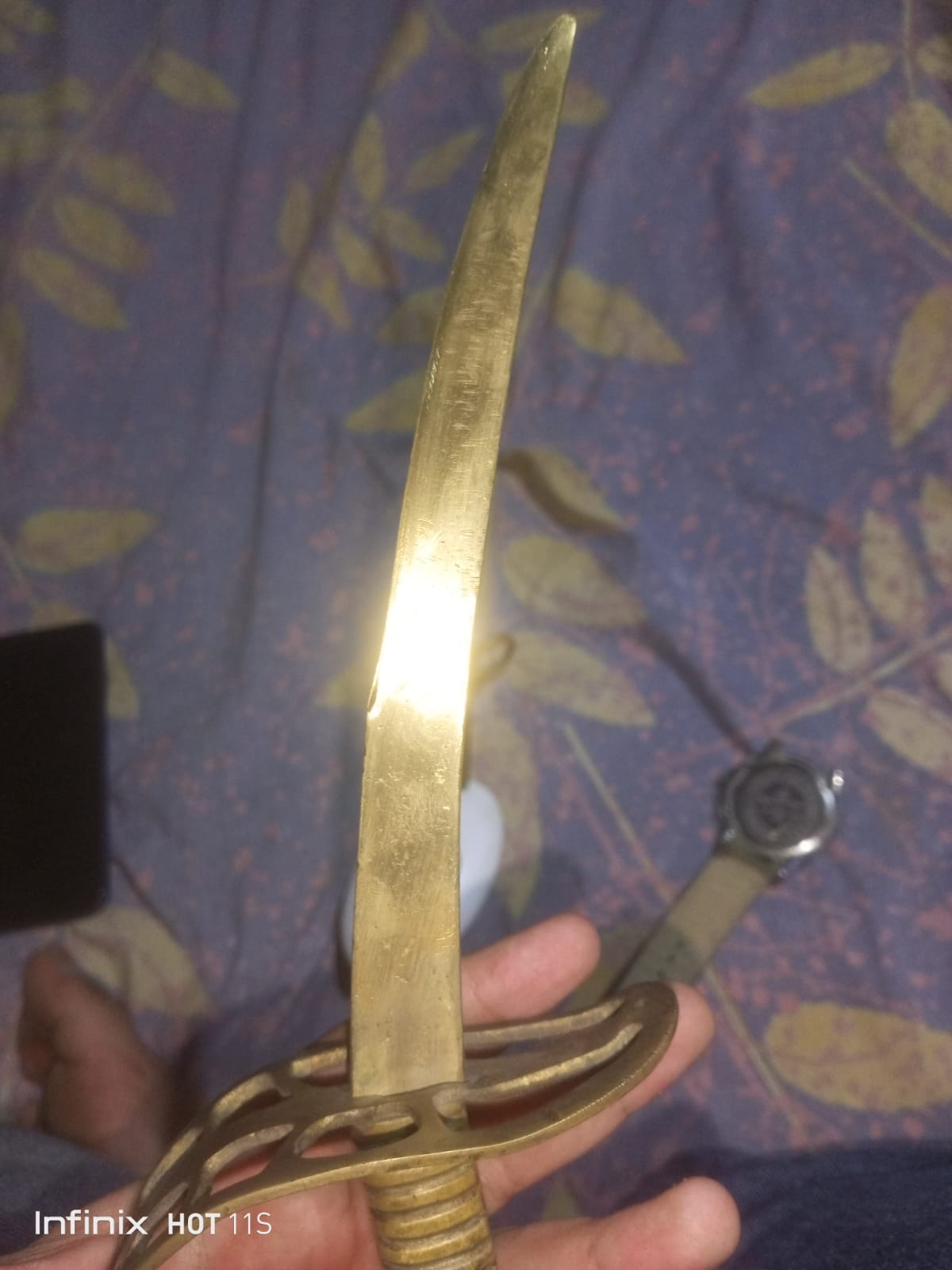 Decorative short sword or dagger (possibly a replica or ceremonial piece)