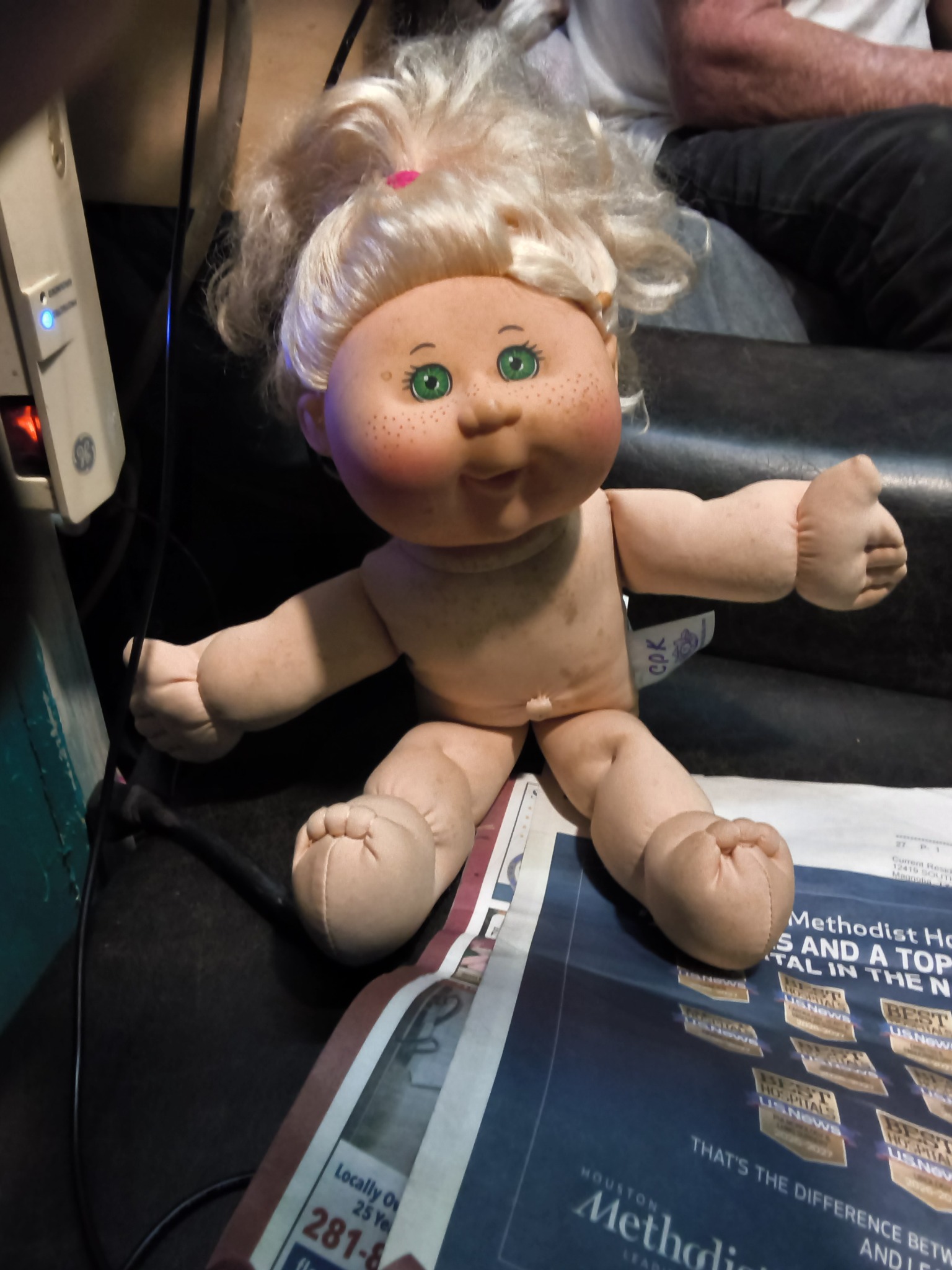 Cabbage Patch Kids-style soft-bodied doll