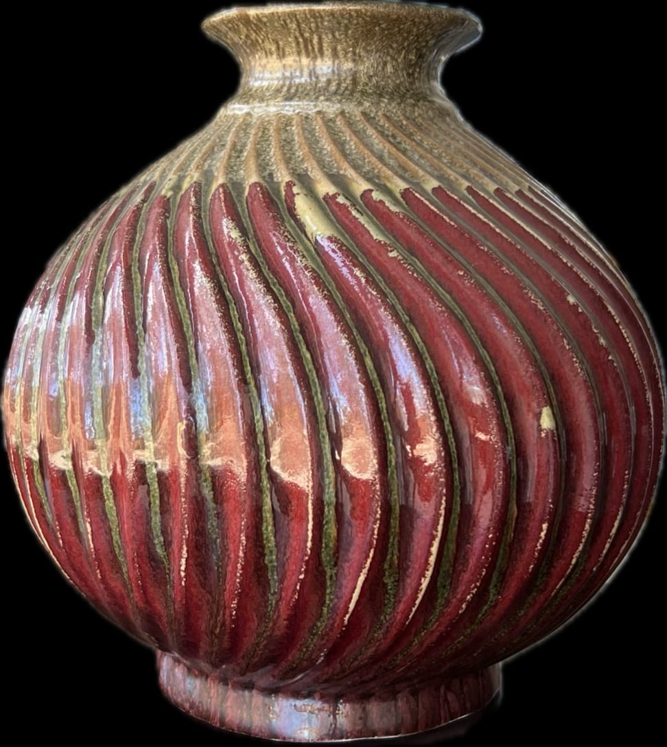 Decorative ceramic vase