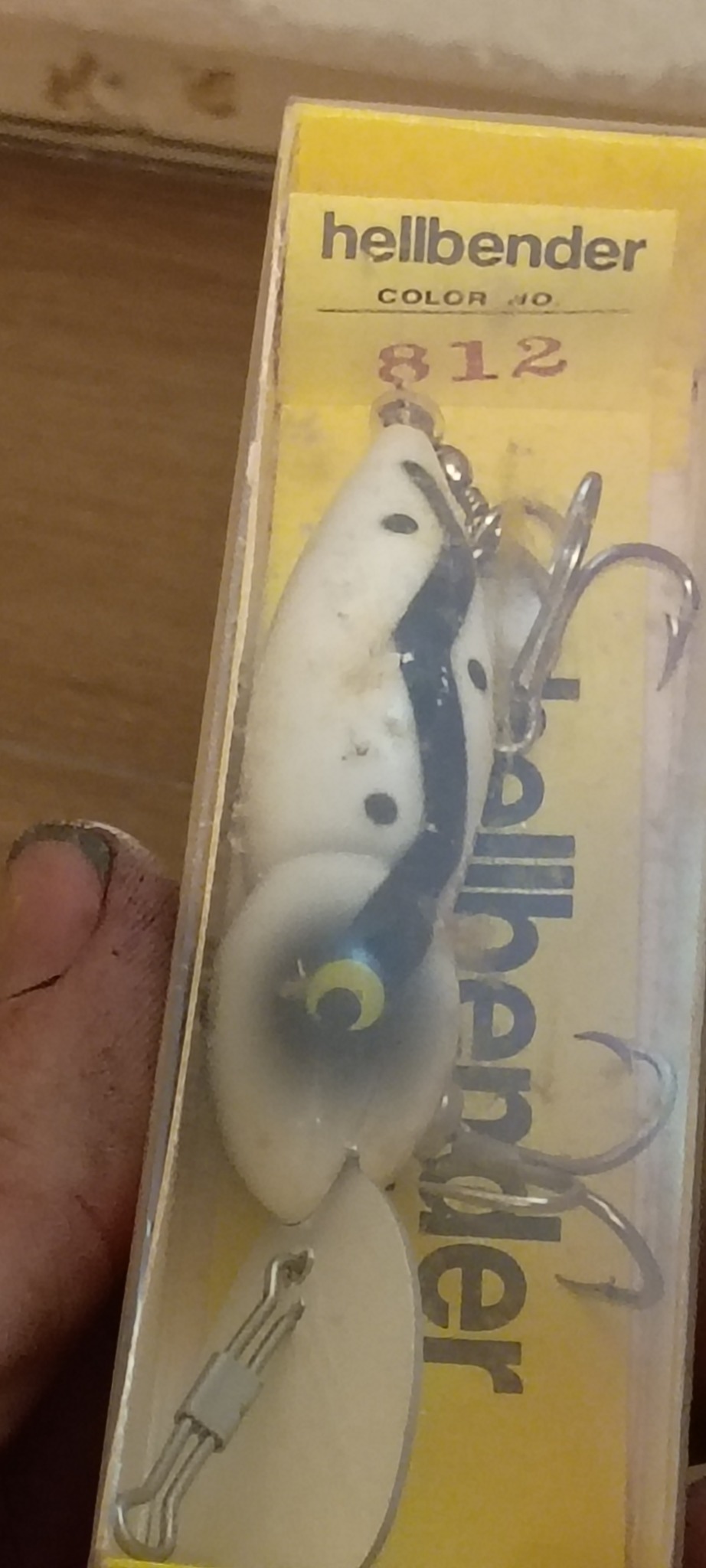 Hellbender Color 40 fishing lure