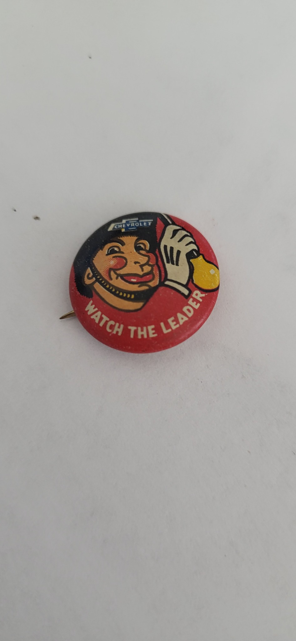 Chevrolet promotional pinback button / lapel pin
