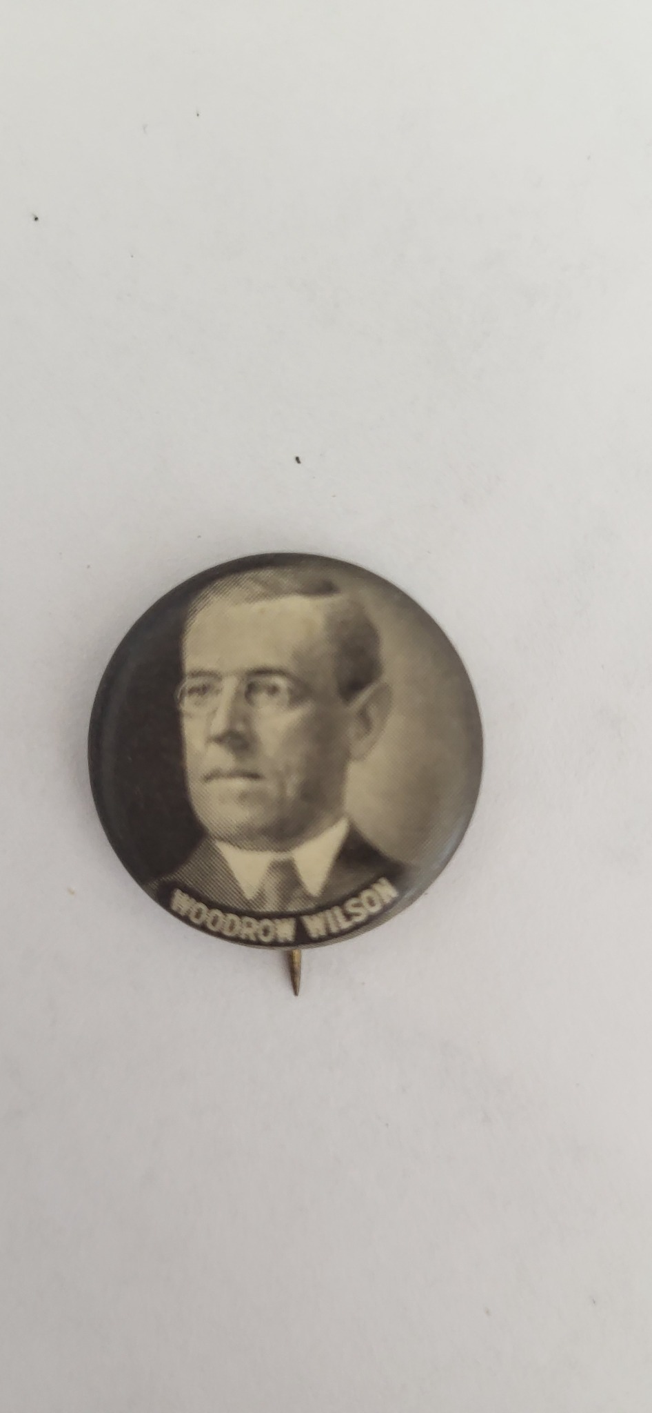 Woodrow Wilson political campaign pinback button