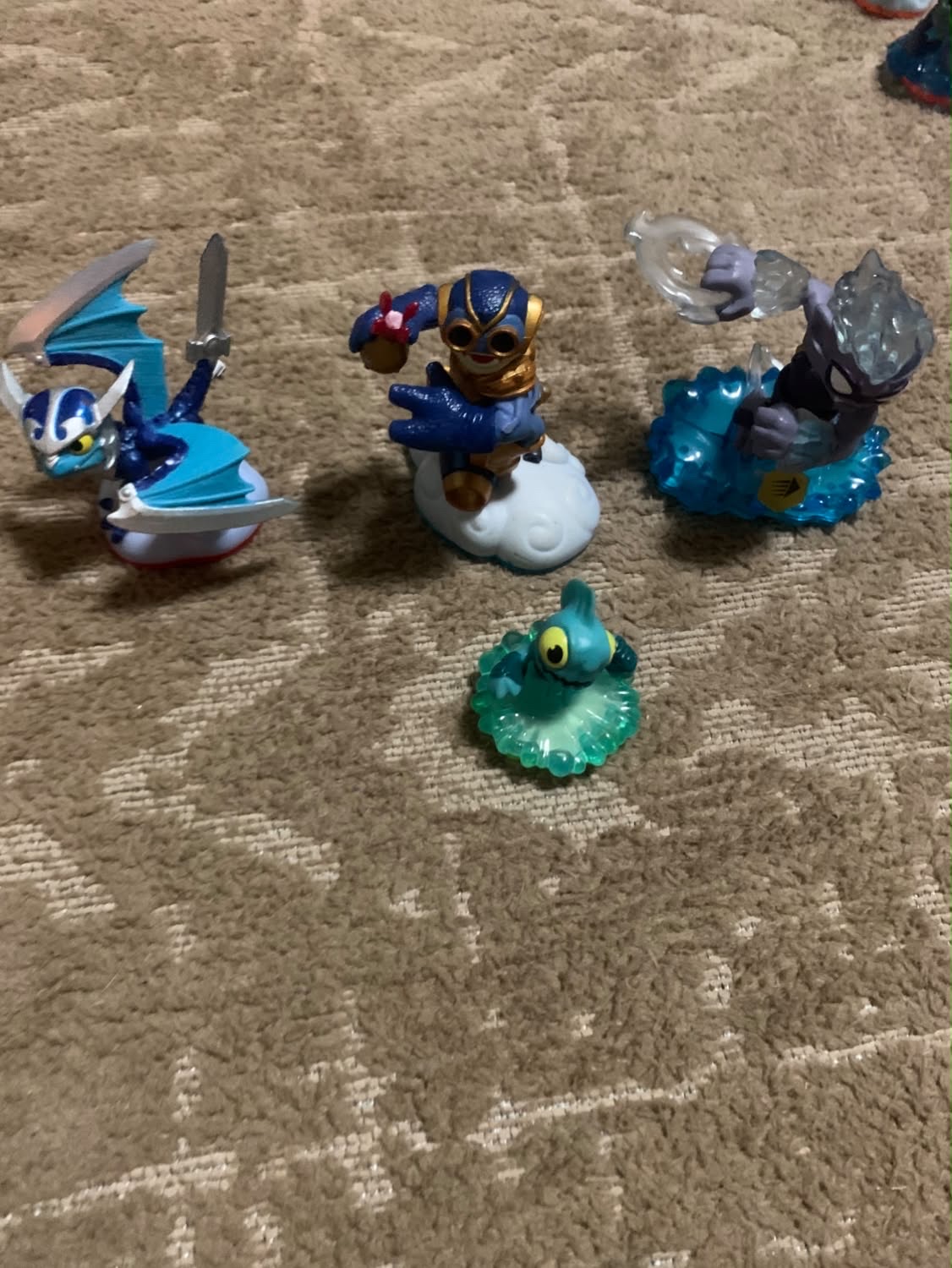 Skylanders character figurines (video game toys)