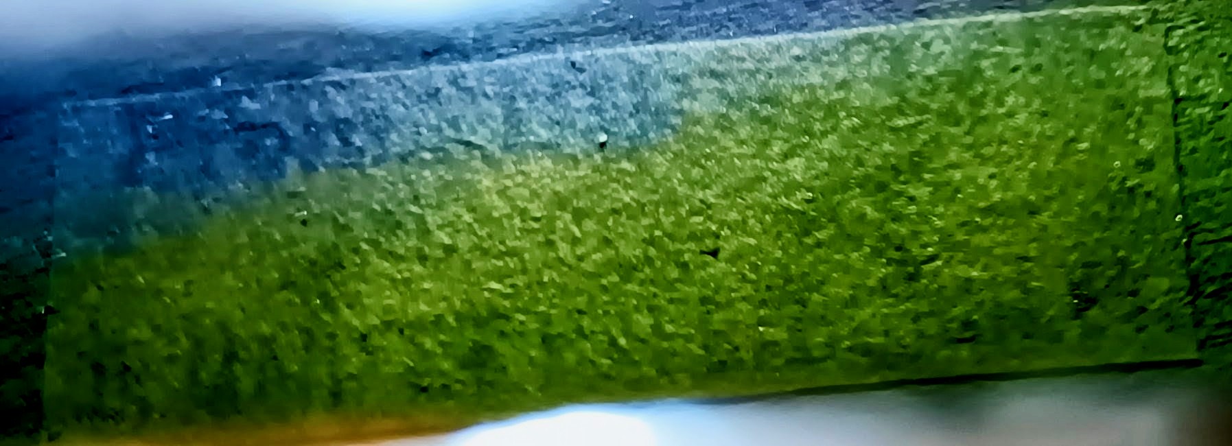 Unknown glass vessel fragment or glazed ceramic surface