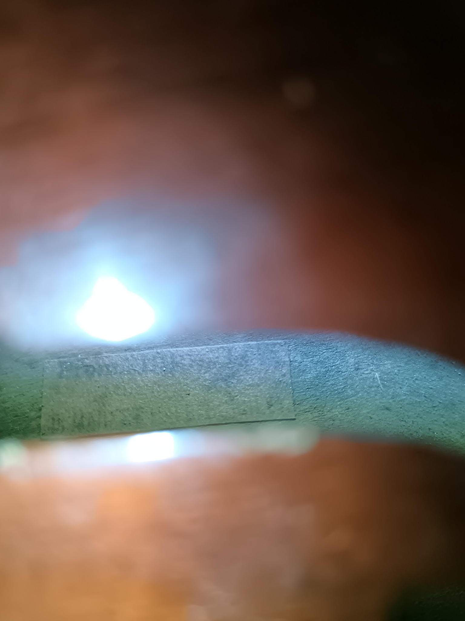 Unknown object; image too obscured to identify