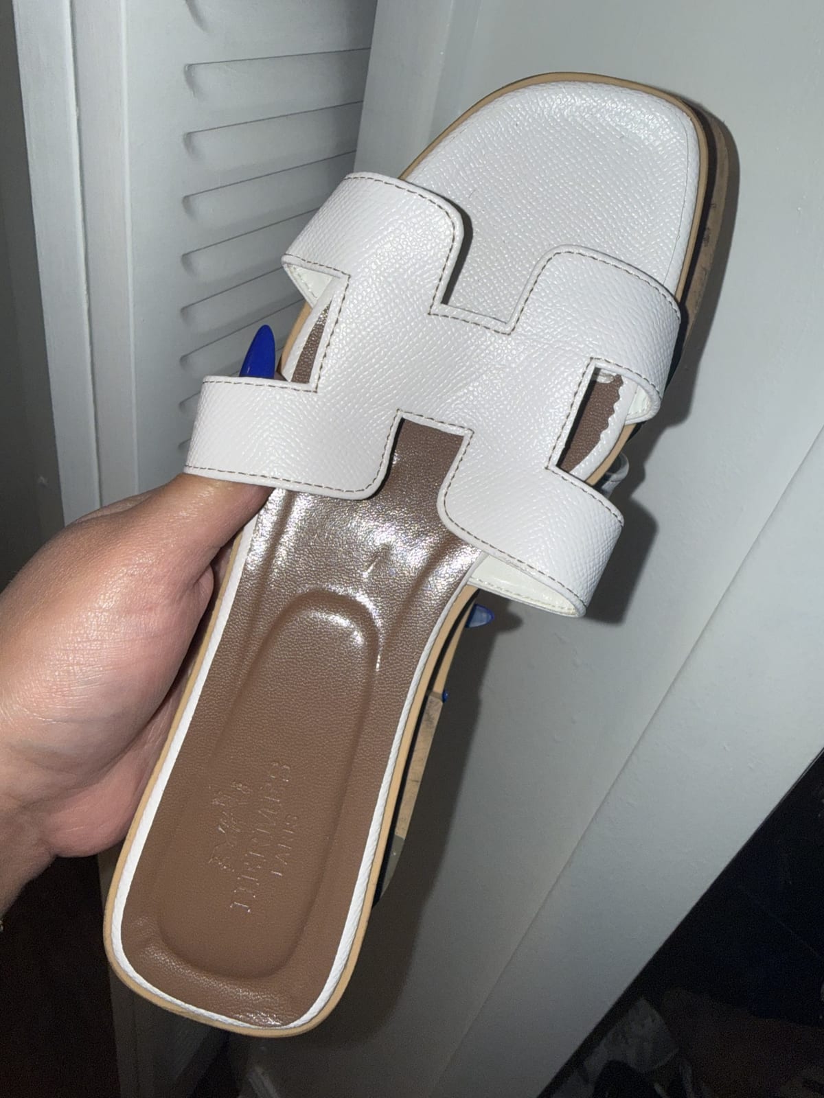Women's H-style slide sandal