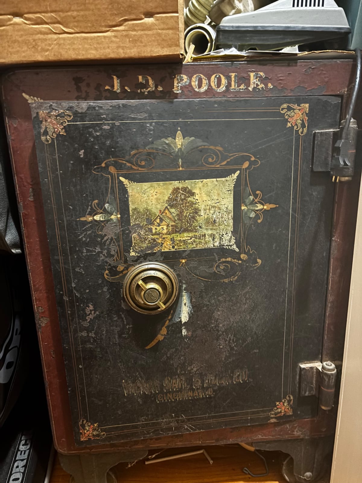Antique fireproof safe / security safe