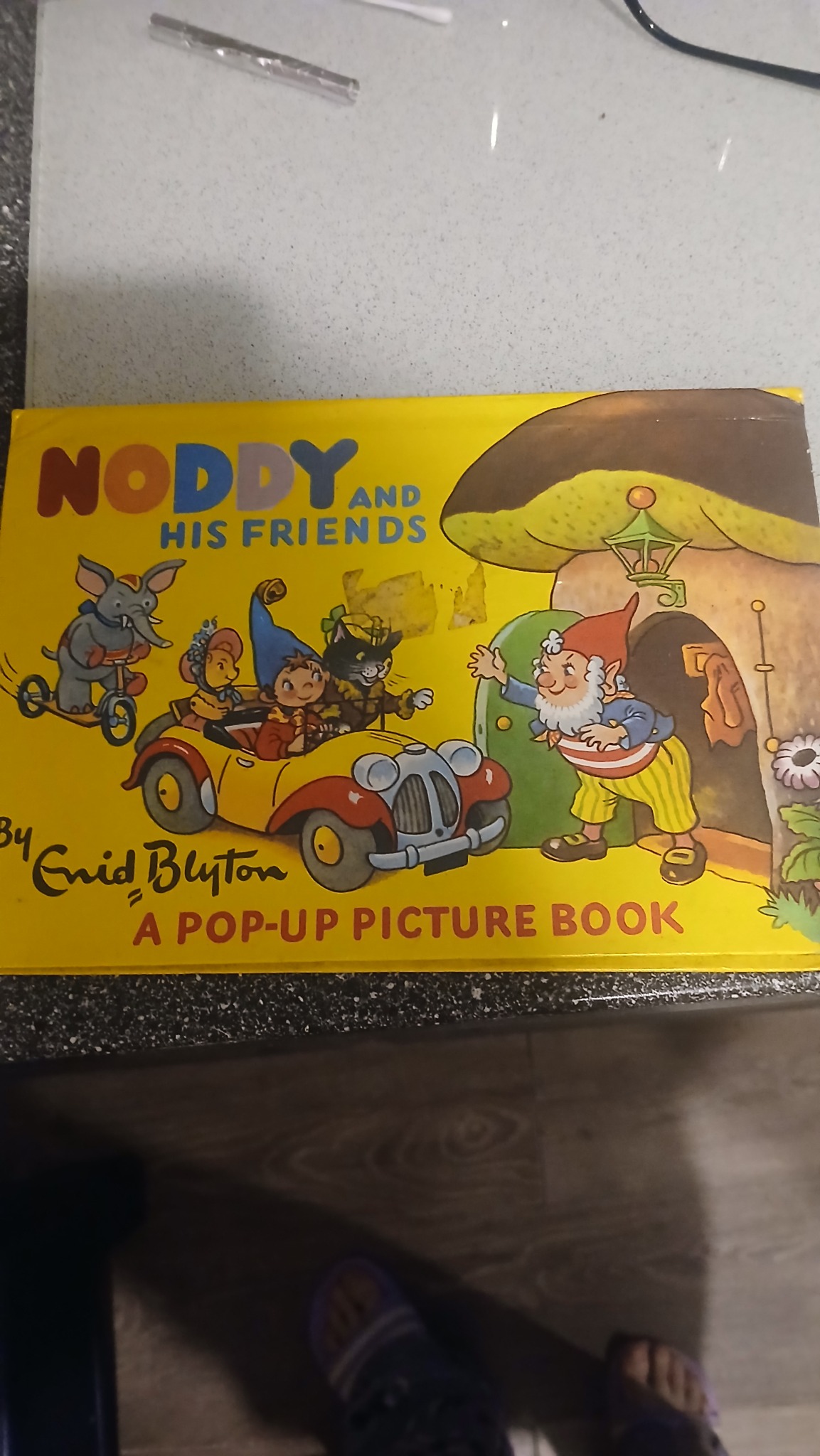Children's pop-up picture book: "Noddy and His Friends" by Enid Blyton