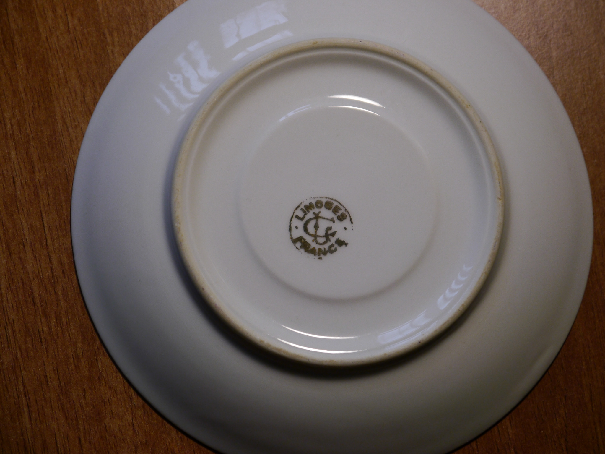 Limoges porcelain saucer/plate