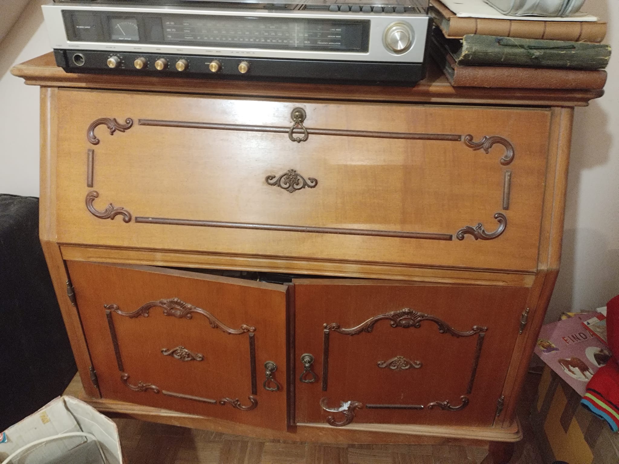 Vintage French-style sideboard or buffet cabinet