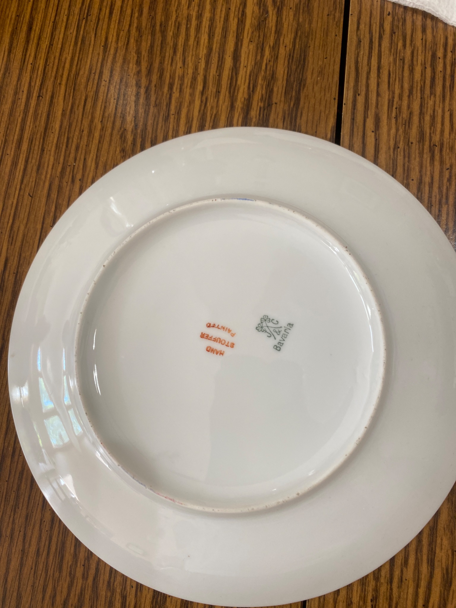 Bavaria porcelain dinner plate / charger