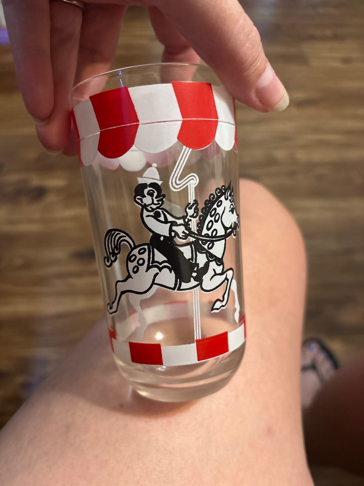 Vintage character-themed drinking glass/tumbler