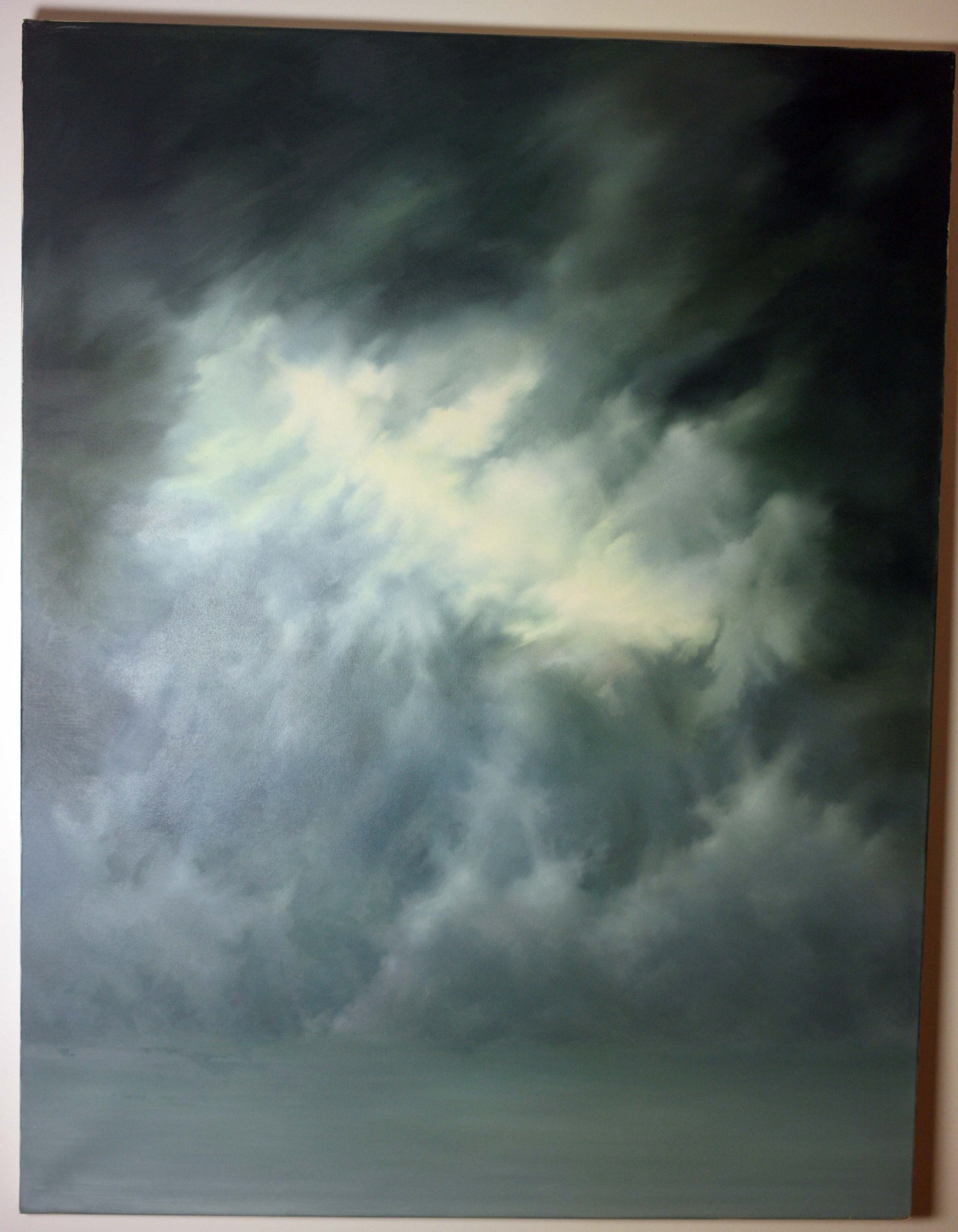 Abstract cloudscape painting