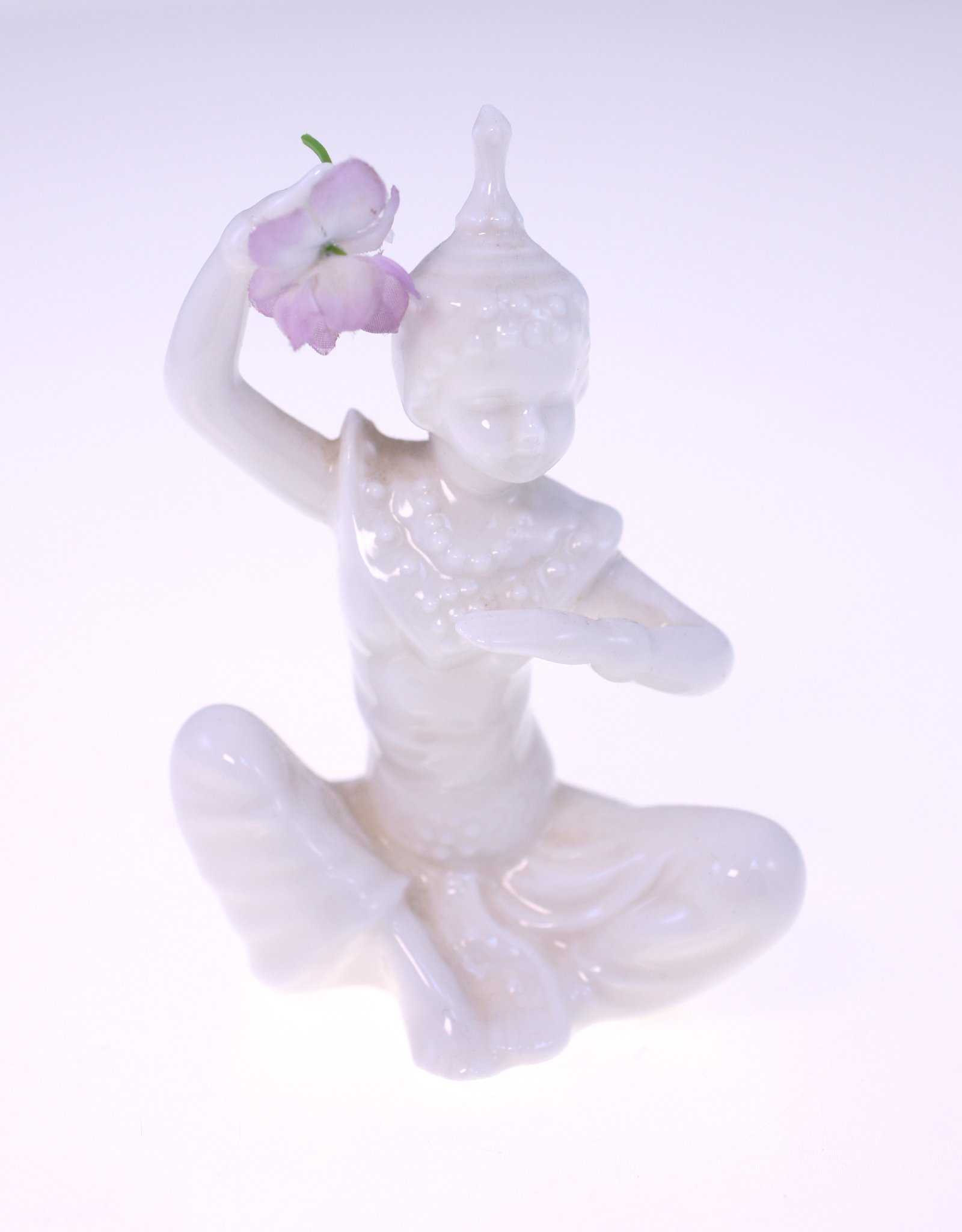 Art glass ballerina figurine