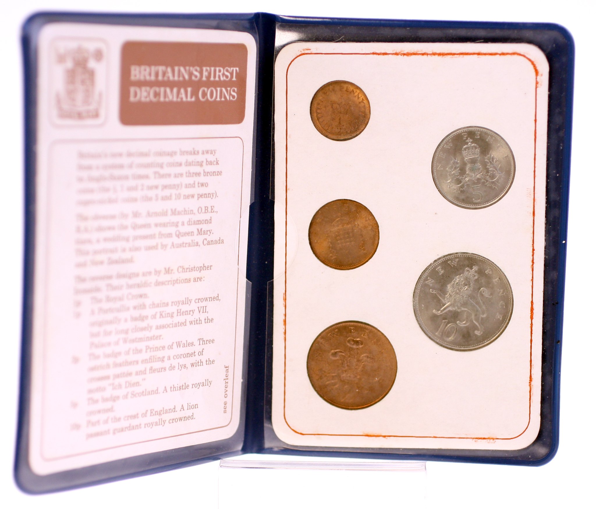 Britain's First Decimal Coins presentation set